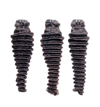 Deep Wave Remy Hair Bundle Deal (steamed)