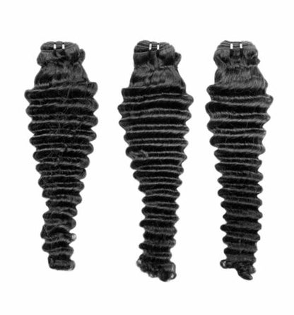 Deep Wave Remy Hair Bundle Deal (steamed)